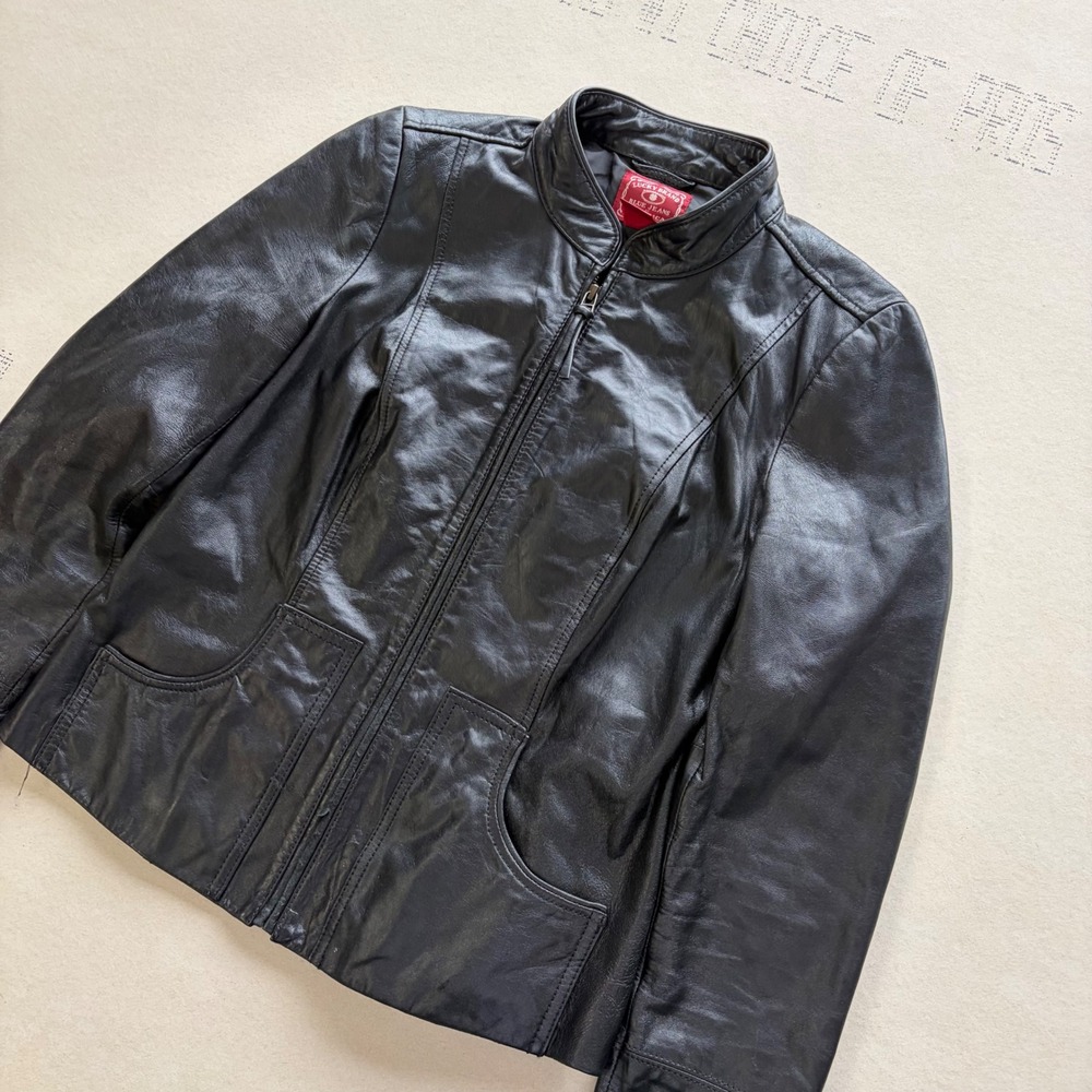Y2K Lucky Brand Leather Jacket